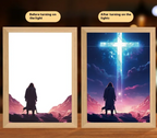Illuminated Jesus LED Art Decor | Christian Home Decor