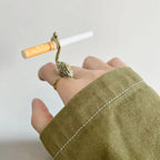 Hip Hop Bird Smoke Drag Ring