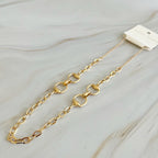 Double Equestrian Chain Necklace | Jewelry