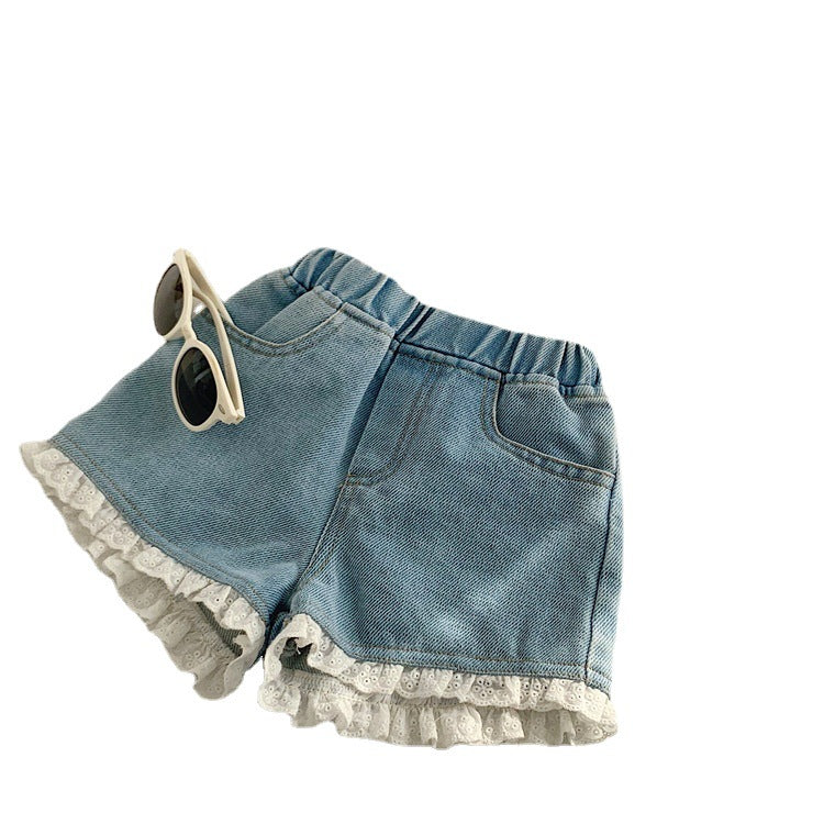 Trendy Girls' Denim Shorts for Summer Fashion (8+)