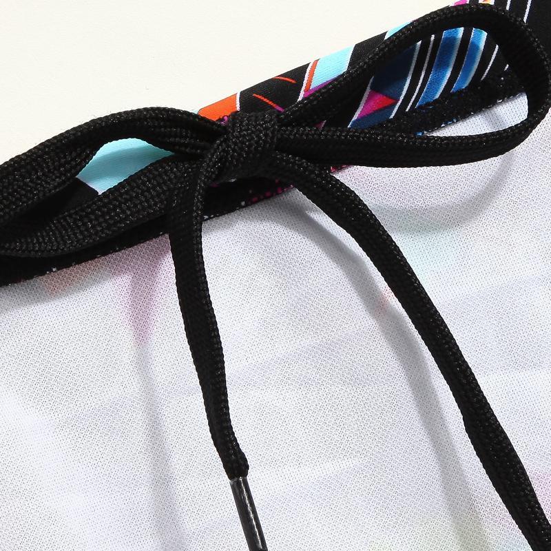 Men's Abstract Print Swim Briefs