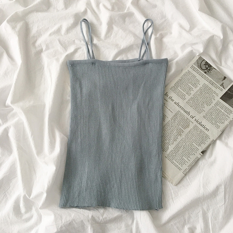 2020 Spring Women's Korean Style Slim Fit Tank Top
