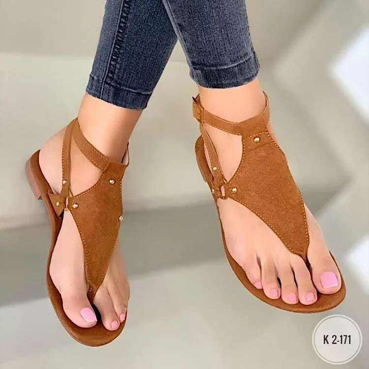 Wish Women's Plus Size Flat Thong Sandals (Year-Round Supply)