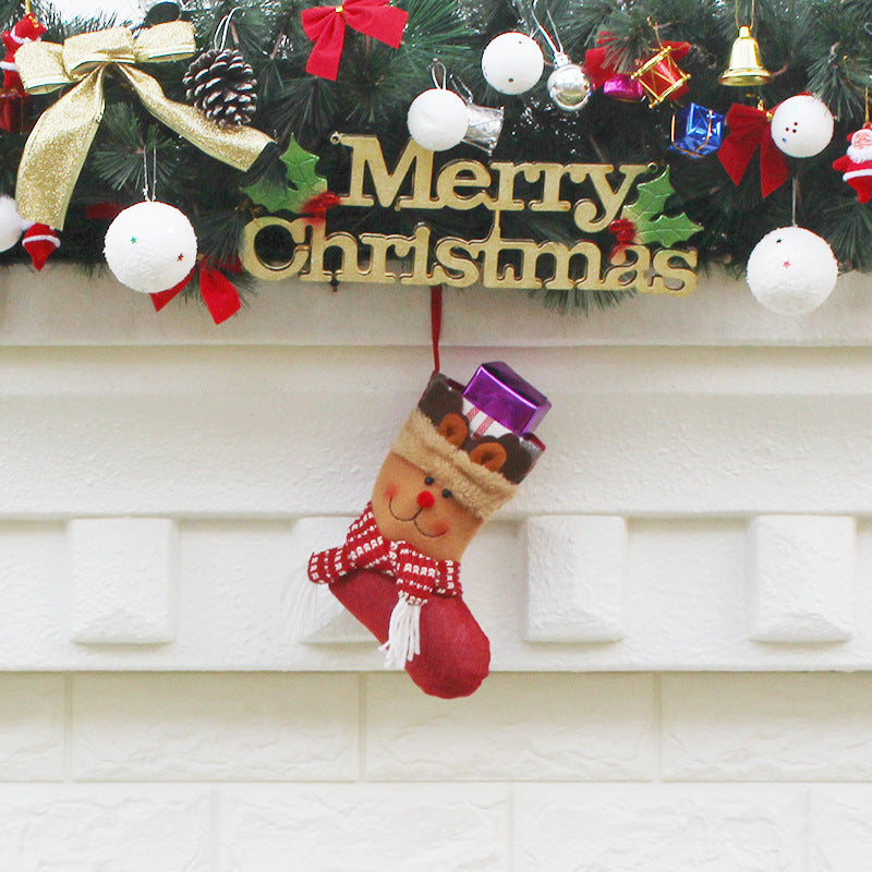 Christmas Stocking Gift Bag and Tree Decorations | Holiday Decor