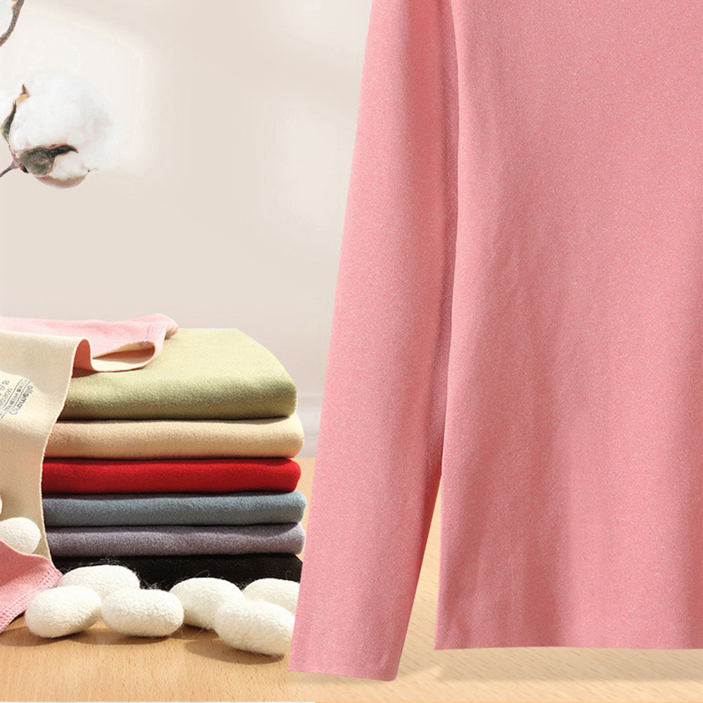 Velvet Slim Seamless Thermal Underwear Set for Women