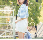 High-Waisted Denim Shorts for Women - Summer Style