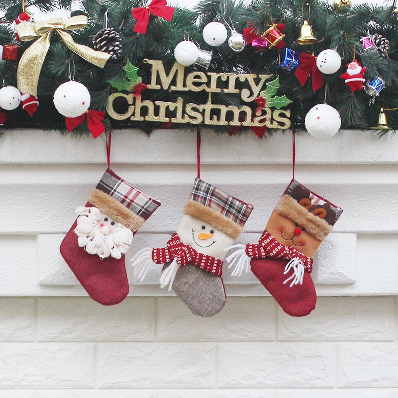 Christmas Stocking Gift Bag and Tree Decorations | Holiday Decor