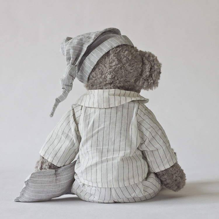 Gray Teddy Bear Plush Toy for Couples | Home Decor