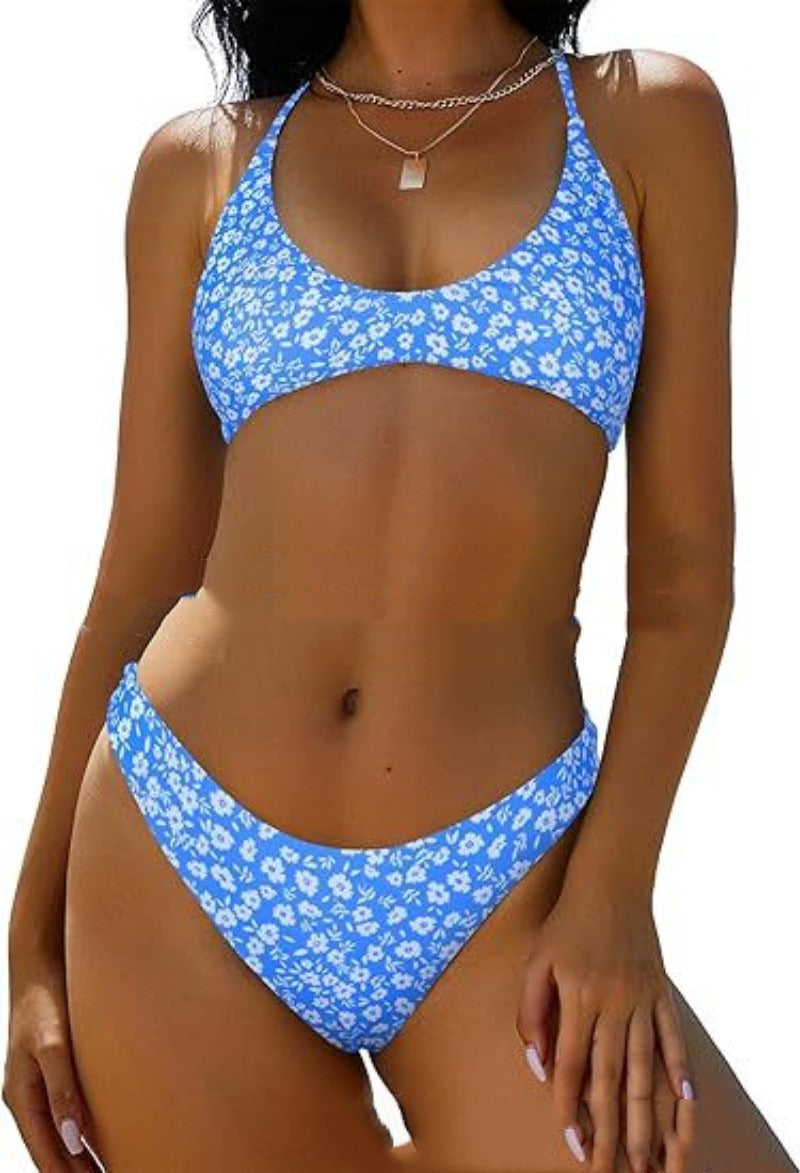 Floral Print Bikini Set