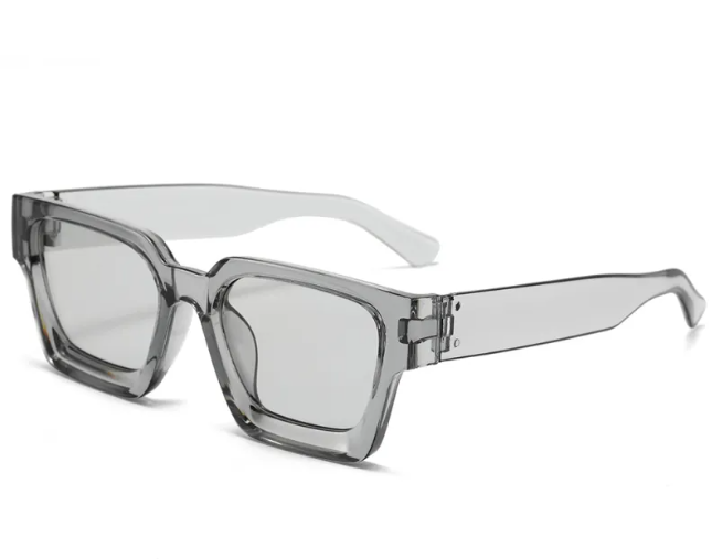 Classic Thick Square Frame Sunglasses UV Protection