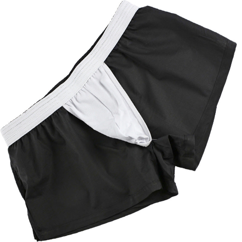 Men's Breathable Cotton Shorts and Swim Trunks Set