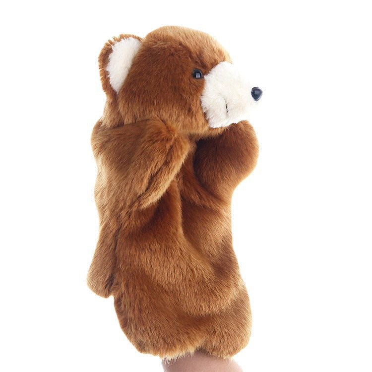 Brown Teddy Bear Hand Puppet Plush Toy for Kids | Home Decor