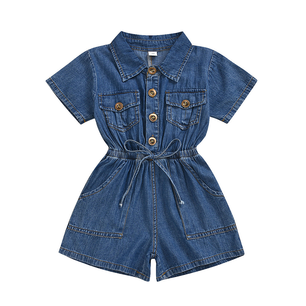 Korean Style Summer Casual Shorts for Girls Ages 2-6