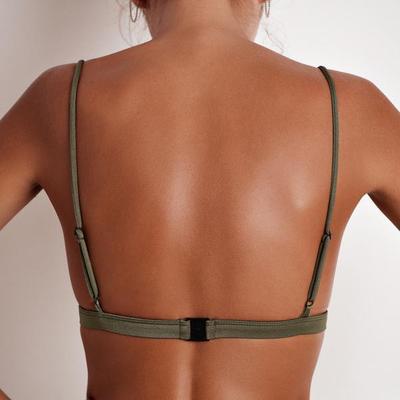 2019 Women's Sexy Solid Color Bikini Swimwear Top