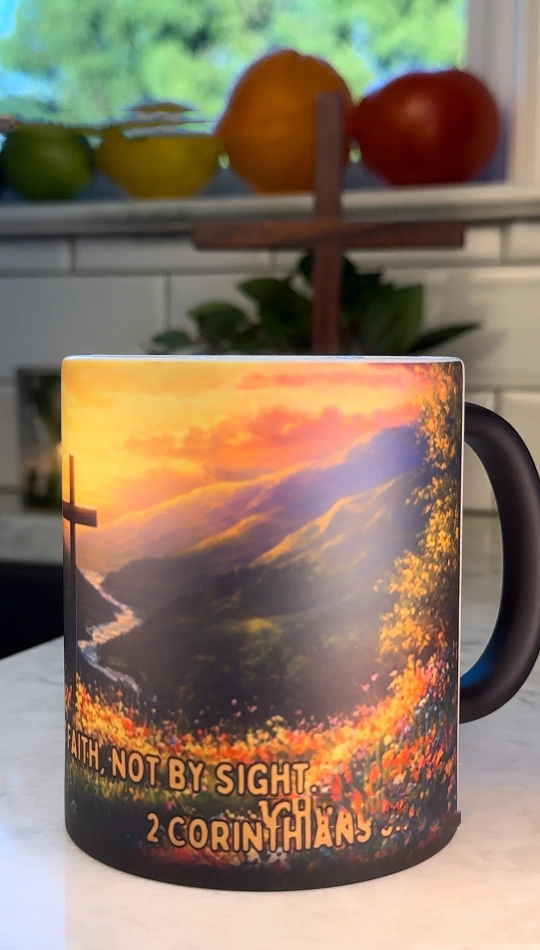 Heat Sensitive Scripture Mug | Christian Drinkware
