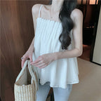 Spring Off-Shoulder Sleeveless Crop Top for Women