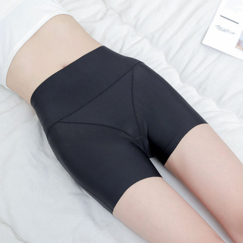 2022 New High-Waist Ice Silk Safety Shorts for Women