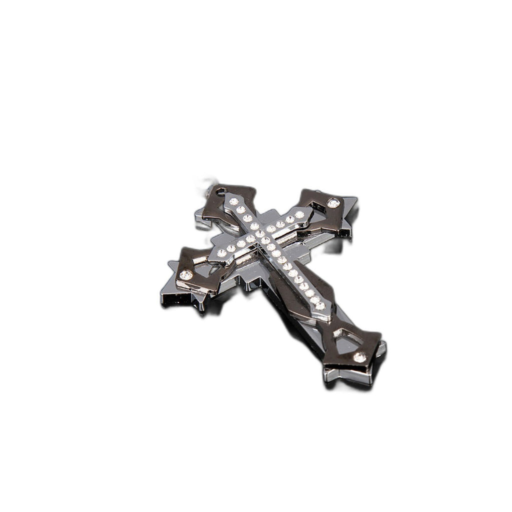 2020 Titanium Steel Cross Necklace with Bible Pendant | Christian Jewelry