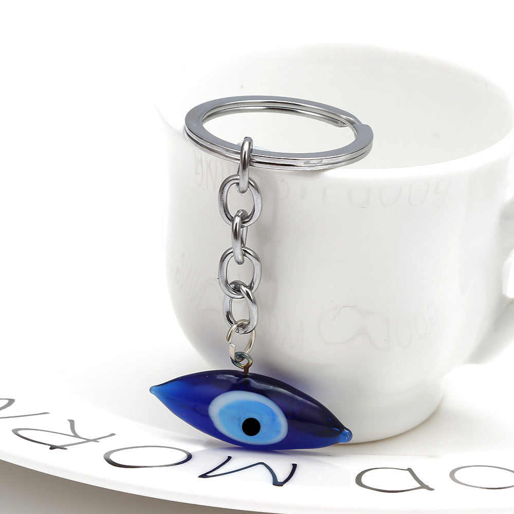 Owl Keychain with Blue Evil Eye Car Accessory | Accessory