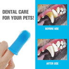 Super Soft Pet Toothbrush for Dogs and Cats, Silicone Care