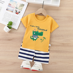 Baby Short Sleeve T-Shirt and Shorts Set for Girls
