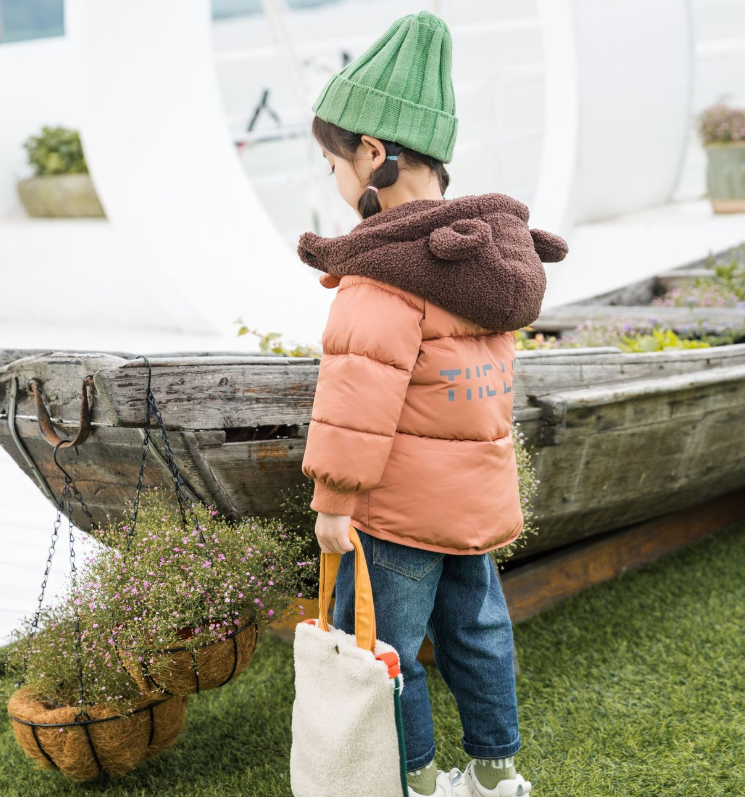 Cute Teddy Hat Cotton Jacket for Kids (Winter 2023)