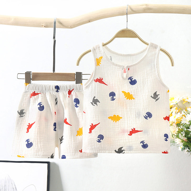 Infant Cotton Tank and Shorts Set