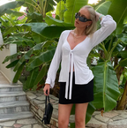 Twisted Bell Sleeve Crop Top