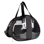 Pet Backpack with Transparent Design for Cats and Dogs