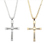 Men's Cross Diamond Pendant Necklace | Christian Jewelry