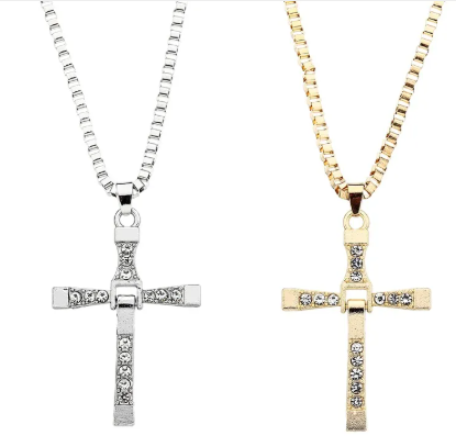 Men's Cross Diamond Pendant Necklace | Christian Jewelry