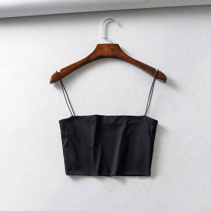 Gigi Street Style Women's Solid Color Crop Top Tank