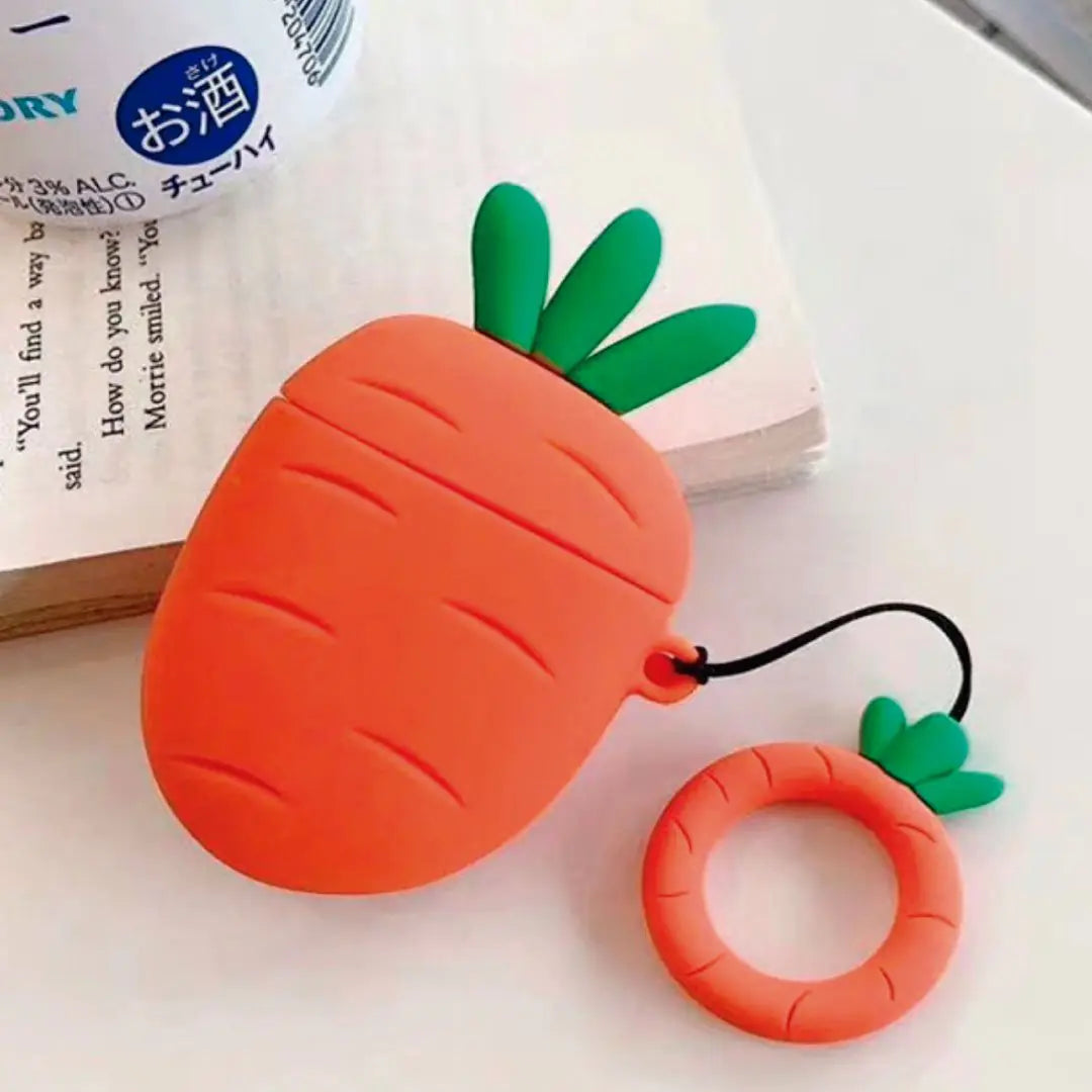 Funky Airpod Case- Carrot | Accessory
