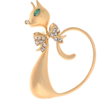 Black Cat Brooch