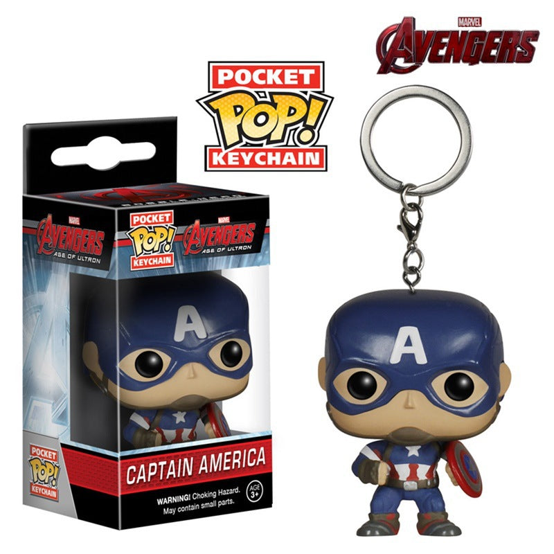 Avengers DC Heroes Keychains: Superman, Iron Man, Thanos | Accessory