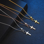 Designer Cross Necklace - Light Luxury Autumn/Winter Style