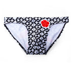 Men's Geometric Print Low-Waist Swim Brief