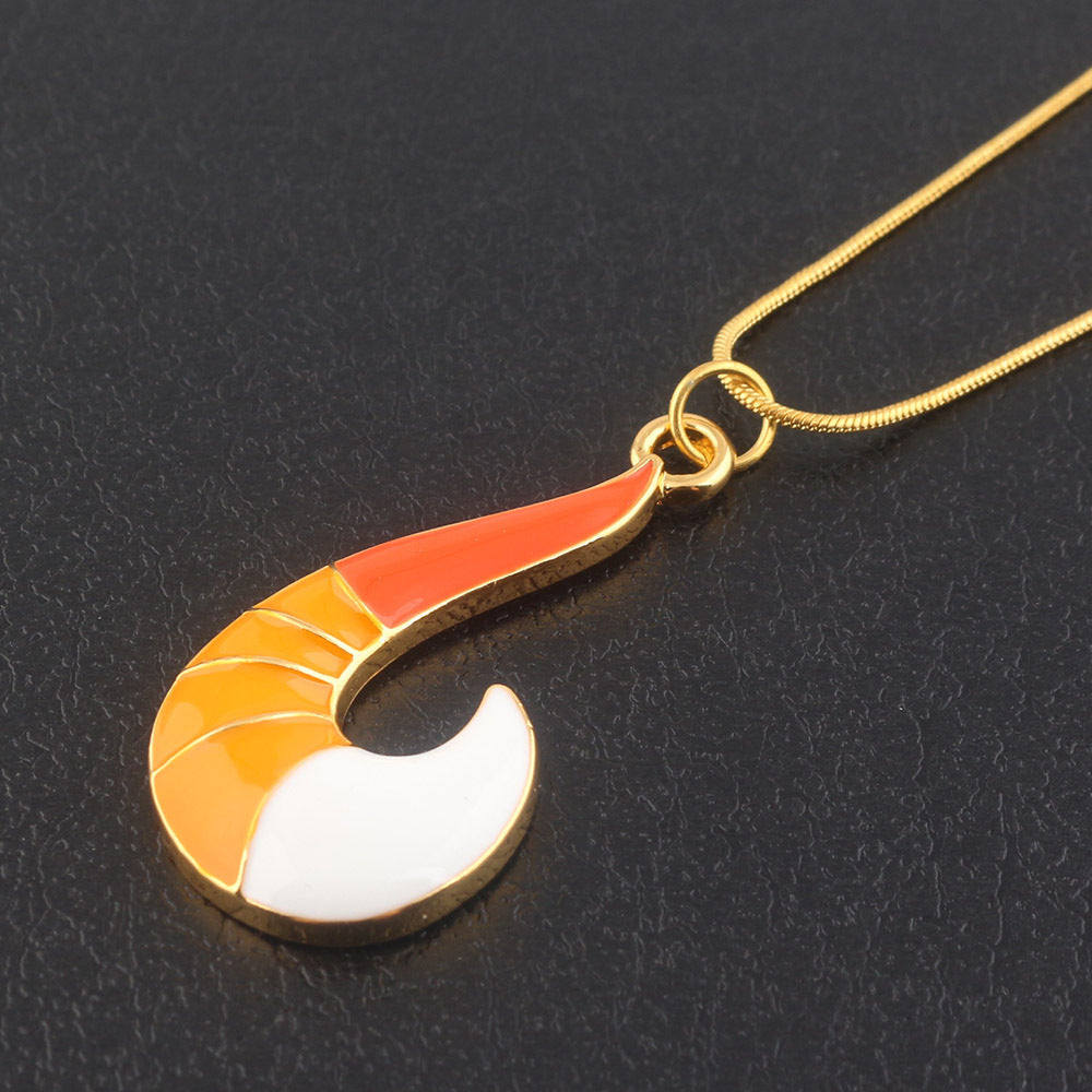 Cute Ladybug Pendant Necklace with Black Cat Charm
