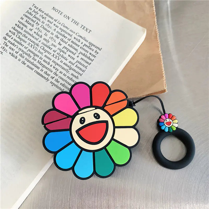 Sunflower AirPods Case for Women - Cute Silicone Cover | Accessory