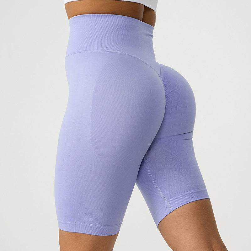 Women's High Waist 5-Point Fitness Shorts