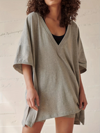 Women's 2-Piece Casual T-Shirt & High-Waist Shorts Set
