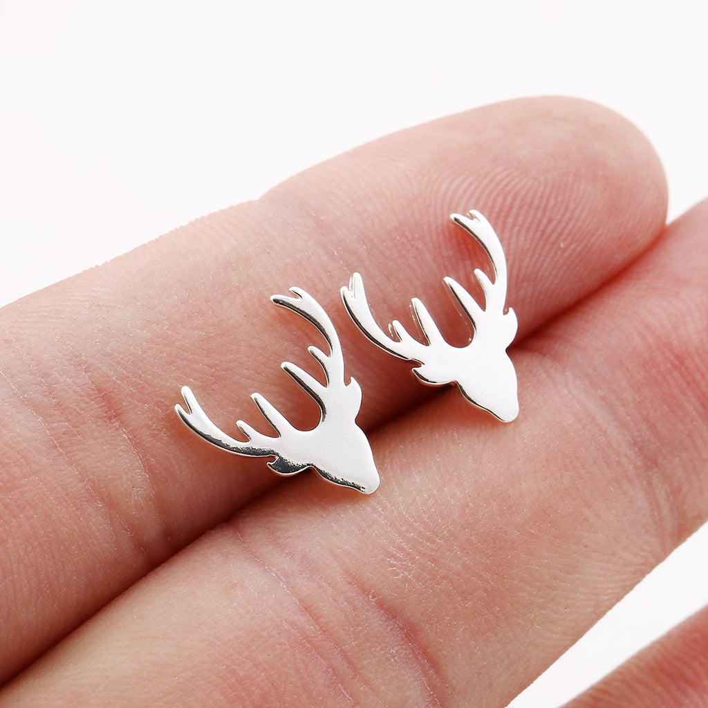 Stainless Steel Dog Paw Print Earrings for DIY Fashion
