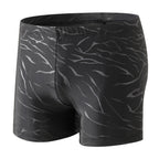 Men's Sharkskin Quick-Dry Swim Boxer Shorts