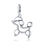 Silver Cute Cat and Dog Charm Collection
