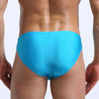 Men's Lace-Up Drawstring Swim Briefs
