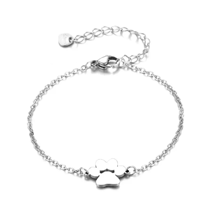 Stainless Steel Dog's Paw Bracelet | Jewelry