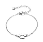 Stainless Steel Dog's Paw Bracelet | Jewelry