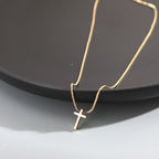 Gold & Silver Christian Cross Necklace | Christian Jewelry