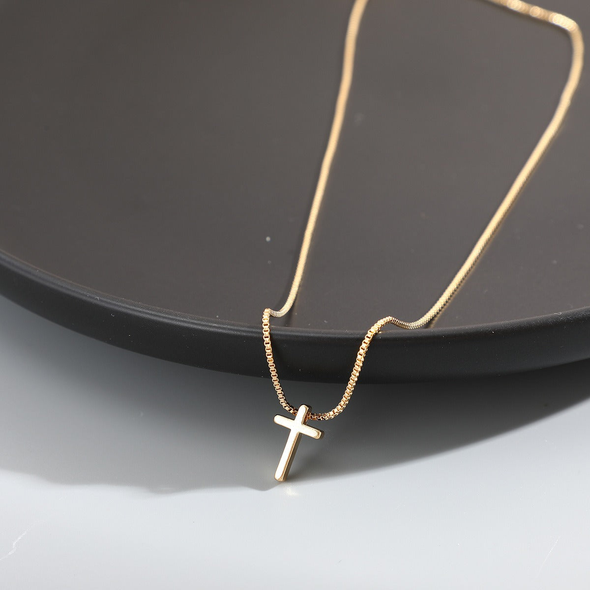 Gold & Silver Christian Cross Necklace | Christian Jewelry