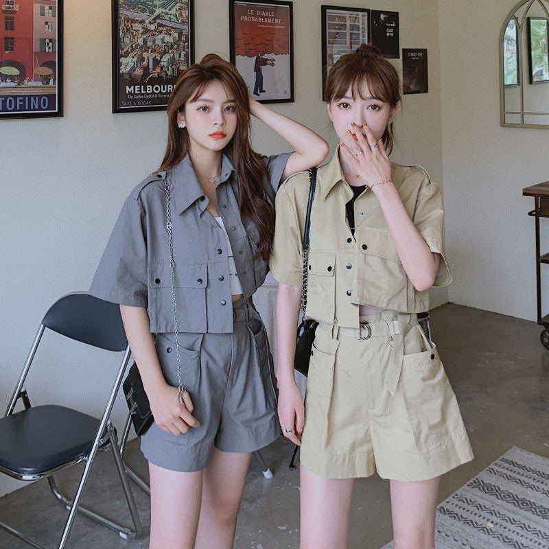 Trendy Women's Summer Cargo Shorts Set (2020)
